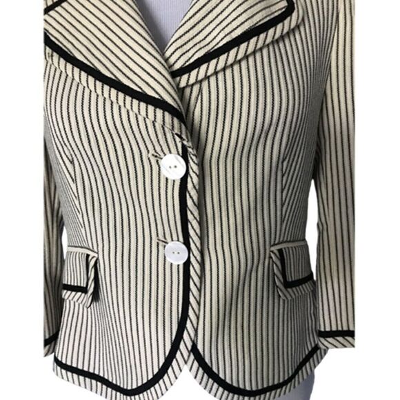 Nvcard Collection Striped Blazer Size 4P - Picture 4 of 5